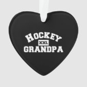 Hockey Grandpa Ornament (achterkant)