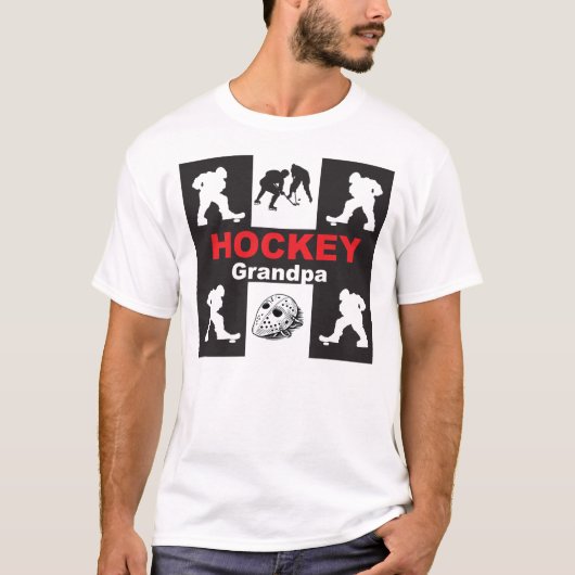 Hockey-Grandpa T-shirt (Voorkant)