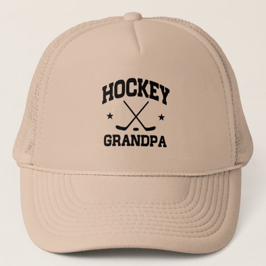 Hockey Grandpa Trucker Pet (Voorkant)