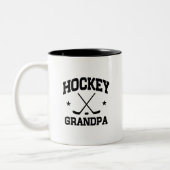 Hockey Grandpa Tweekleurige Koffiemok (Links)