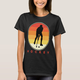 Hockey Grappige Hockey Frisbee Liefhebber Retro Vi T-shirt