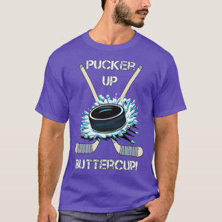 Hockey Grappige Pucker Up Buttercup T-shirt