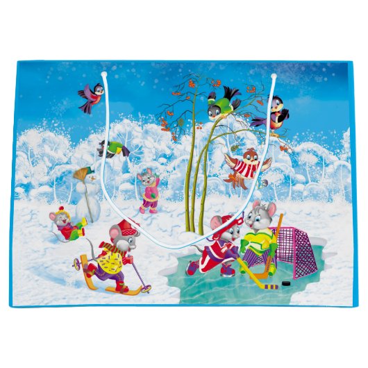 hockey groot cadeauzakje (Voorkant)