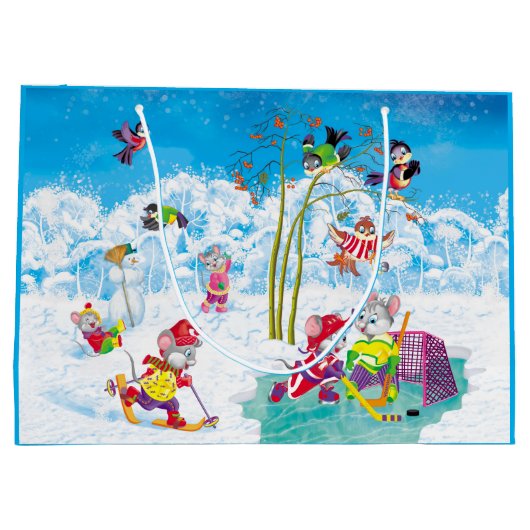 hockey groot cadeauzakje (Achterkant)