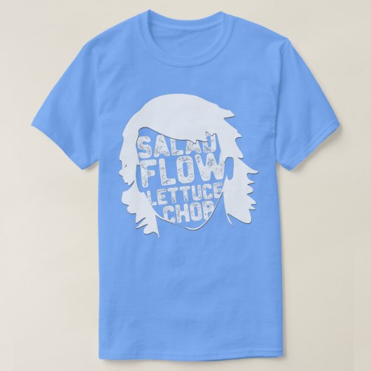 Hockey Hair Funny Flow Sla Salad Chop Hockey T-shirt (Design voorkant)