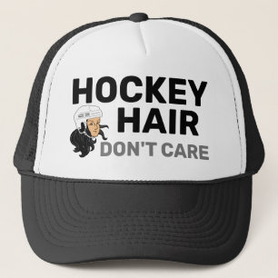 Hockey Hair niet om zwarte haarschok Trucker Pet