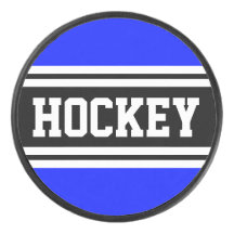 HOCKEY Helder Blauw Zwart Wit Racing Stripes