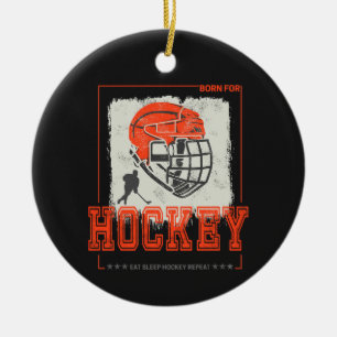 Hockey helm  speler spel trainer of coach keramisch ornament
