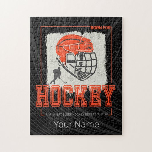 Hockey helm  speler spel trainer of coach legpuzzel (Verticaal)