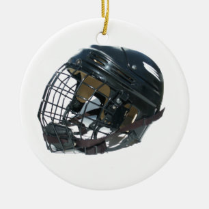 Hockey Helmet Keramisch Ornament