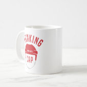 Hockey Helmet Thinking Pet Koffiemok (Voorkant links)
