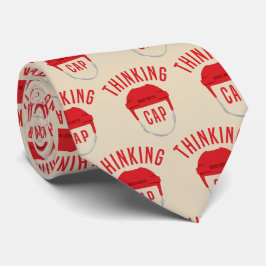 Hockey Helmet Thinking Pet Stropdas