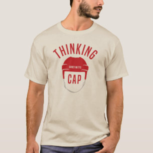 Hockey Helmet Thinking Pet T-shirt