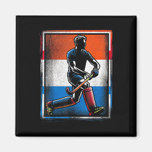 Hockey Heren Nederland Nederlandse Vlag Holland _1 Magneet