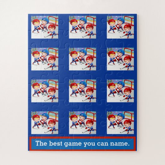 Hockey - Het beste spel dat je kunt noemen Legpuzzel (Verticaal)
