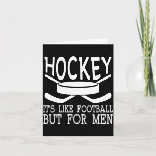 Hockey Het Is Als Voetbal Maar Dan Voor Mannen Hoc Kaart