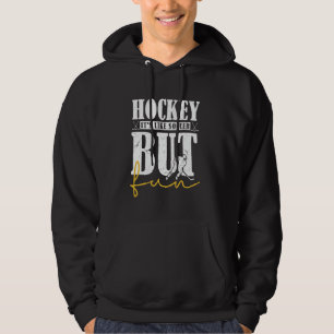 Hockey Het Is Als Voetbal Maar Leuk Grappige Hocke Hoodie