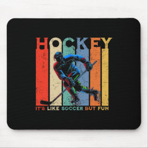 Hockey Het Is Als Voetbal Maar Leuk  Muismat