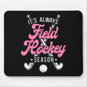 Hockey Het is altijd hockeyseizoen _2 Muismat