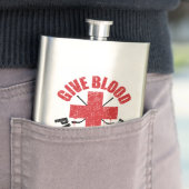 Hockey Hip Flask in het bloed afspelen Flacon (Voorbeeld)