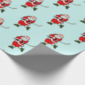 Hockey Holiday Gift Cadeaupapier (Hoek)