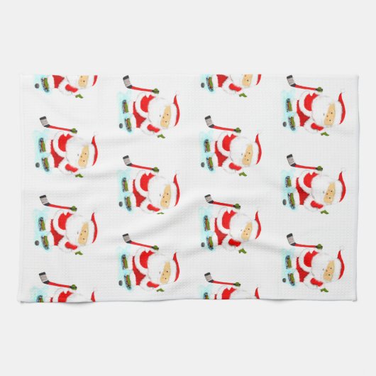 Hockey Holiday Gift Theedoek (Horizontaal)