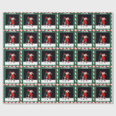 Hockey Holiday Gift Wrapping Paper Cadeaupapier (Vlak)