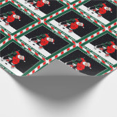 Hockey Holiday Gift Wrapping Paper Cadeaupapier (Hoek)