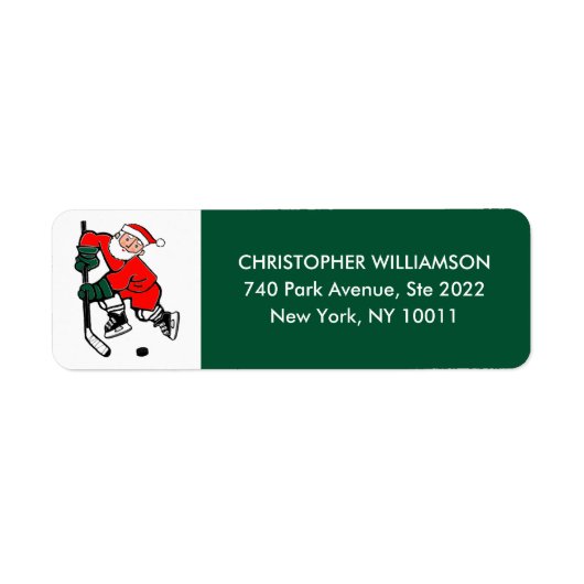 Hockey Holiday Label (Voorkant)