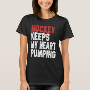 Hockey houdt m'n hartklep tegen de Hockey Coach-sp T-shirt