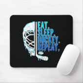 Hockey Ice Cream Drip Eat Sleep Hockey Repeat Boys Muismat (Met muis)