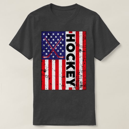 Hockey Ice Hockey Player-poorten T-shirt (Design voorkant)