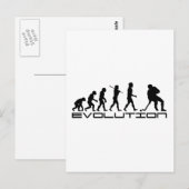Hockey Ice Hockey Sport Evolution Art Briefkaart (Voorkant / Achterkant)