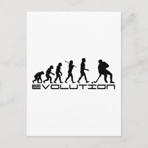 Hockey Ice Hockey Sport Evolution Art Briefkaart