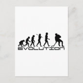 Hockey Ice Hockey Sport Evolution Art Briefkaart (Voorkant)