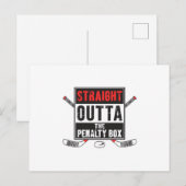 Hockey Ice Hockey Stick Sport Team Grappig cadeau Briefkaart (Voorkant / Achterkant)