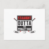 Hockey Ice Hockey Stick Sport Team Grappig cadeau Briefkaart (Voorkant)