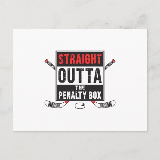 Hockey Ice Hockey Stick Sport Team Grappig cadeau Briefkaart (Voorkant)