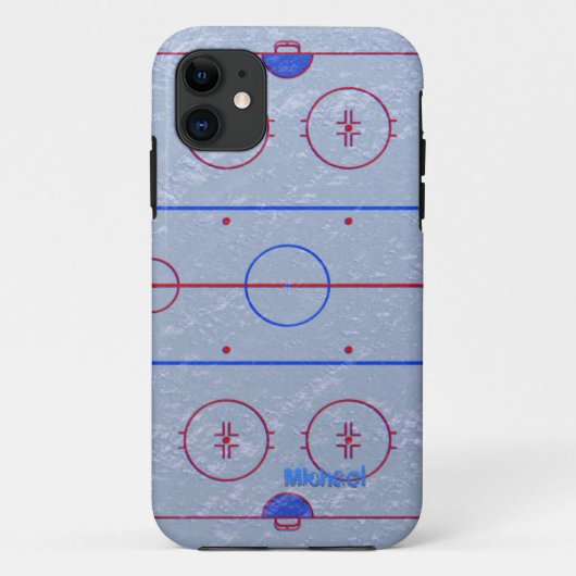 Hockey Ice Rink Case-Mate iPhone Case (Achterkant)