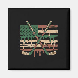 Hockey Ijs Camouflage Usa Vlag _1 Magneet