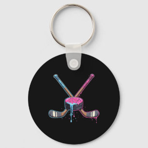 Hockey Ijs Cream Drip Jongens Jeugd Kinderen Manne Sleutelhanger