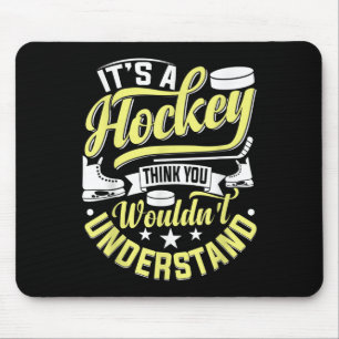 Hockey IJshockey Speler Fan Field Hockey Doelman T Muismat