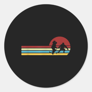 Hockey IJshockey Zaal Hockey Cadeau Field Hockey Ronde Sticker