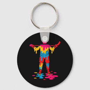 Hockey Ijsje Drip Jongens Meisjes IJshockey Jeugd Sleutelhanger