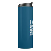 Hockey ik loop op water thermosbeker (Gedraaid links)