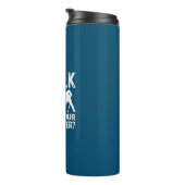 Hockey ik loop op water thermosbeker (Geroteerd rechts)