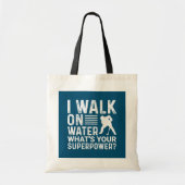 Hockey ik loop op water tote bag (Voorkant)