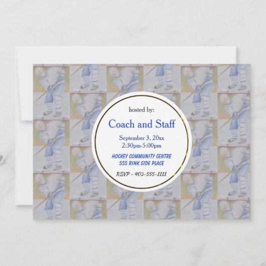 HOCKEY INVITE KAART (Achterkant)