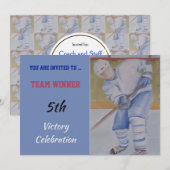 HOCKEY INVITE KAART (Voorkant / Achterkant)