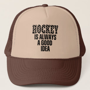HOCKEY IS ALTJD EEN GOED IDEE TRUCKERHOED TRUCKER PET